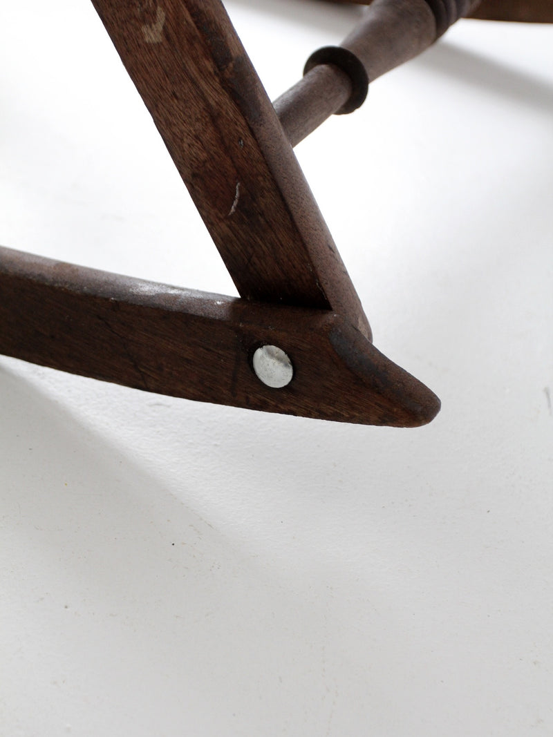 antique rocking chair leg