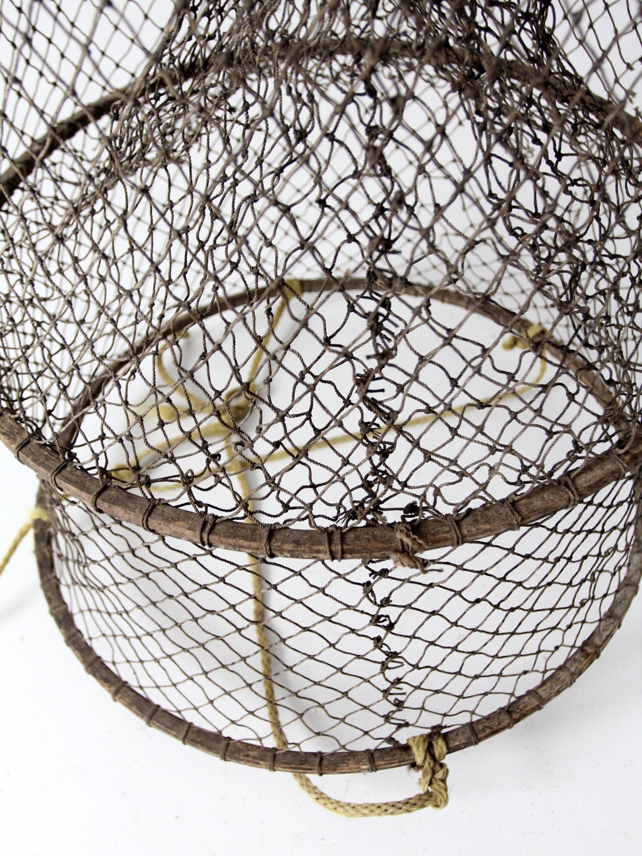 12 lb. Box of Used Fishing Net - Authentic Old Vintage Commercial Fish  Netting