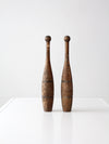 antique Indian clubs