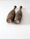 antique Indian juggling clubs