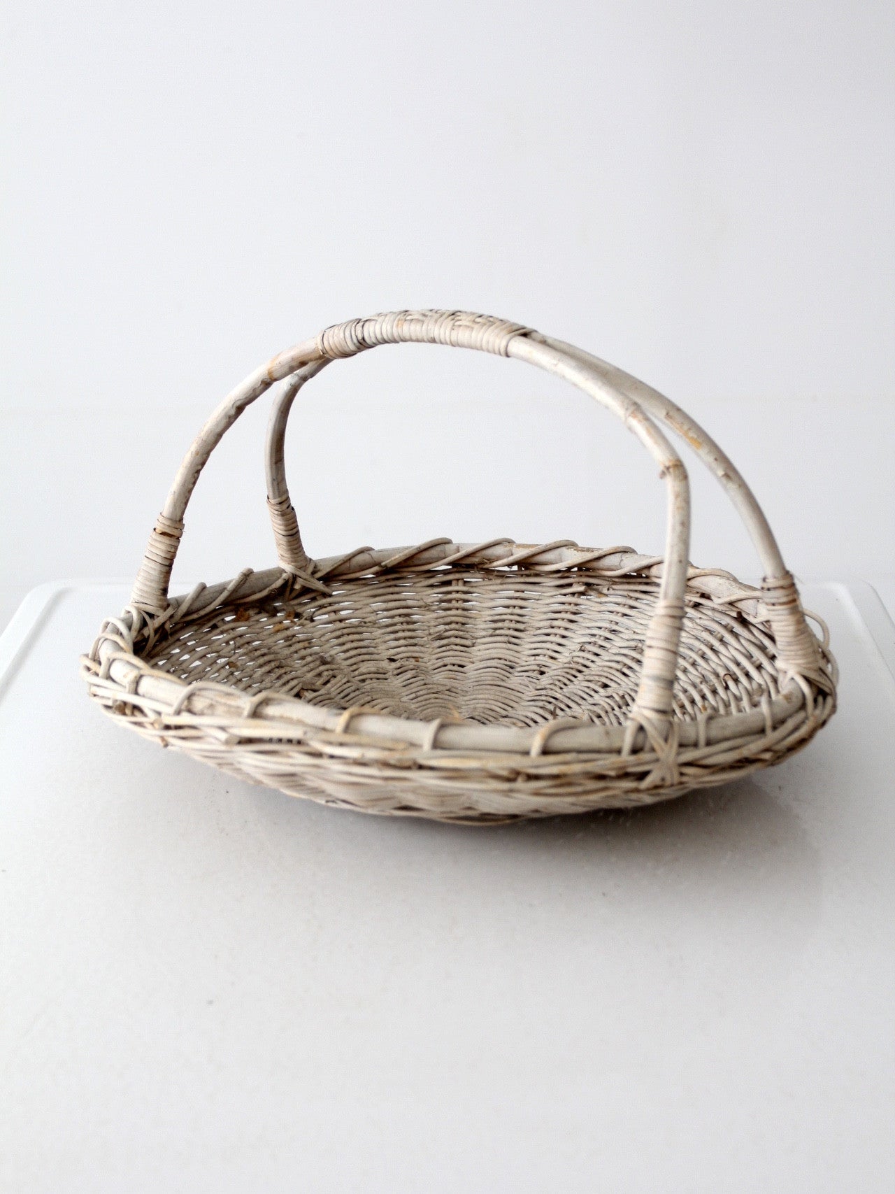vintage bentwood harvest basket