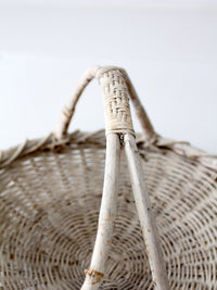 vintage bentwood harvest basket