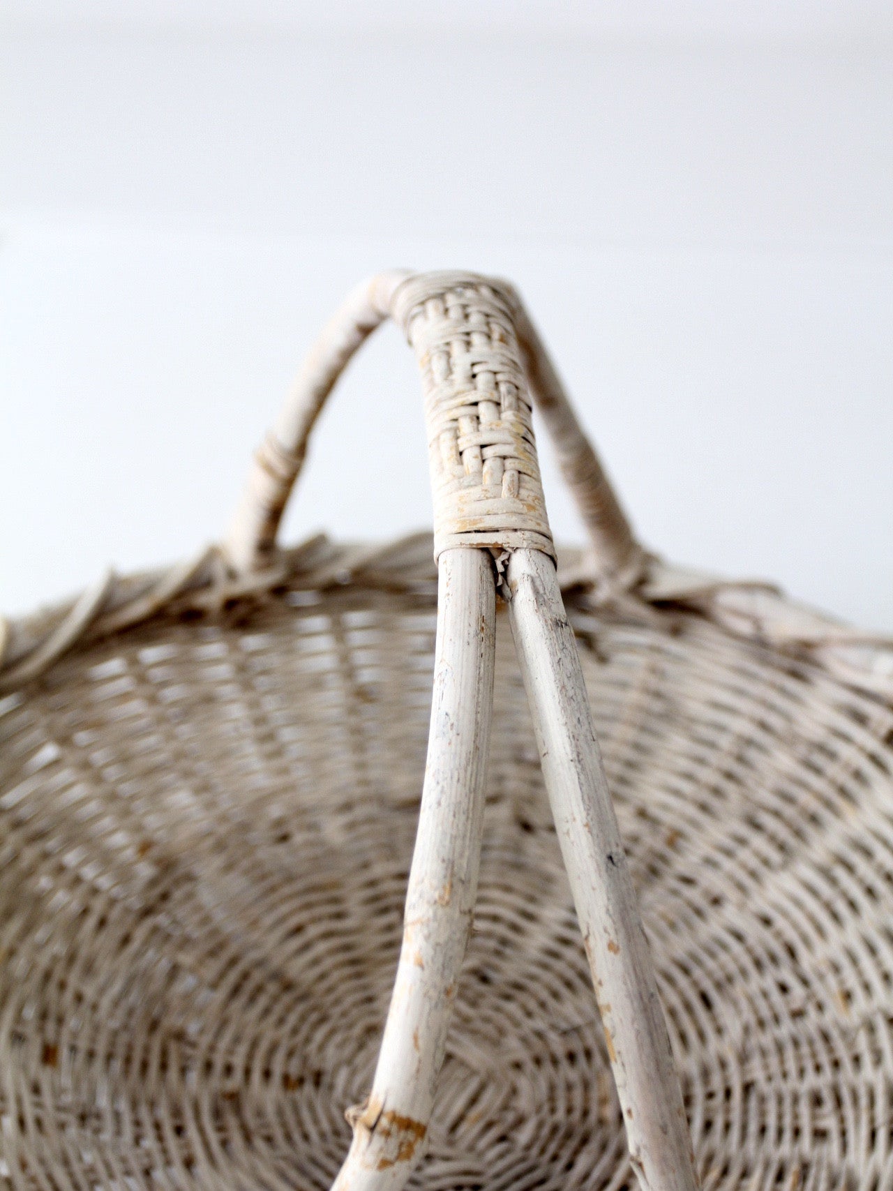 vintage bentwood harvest basket