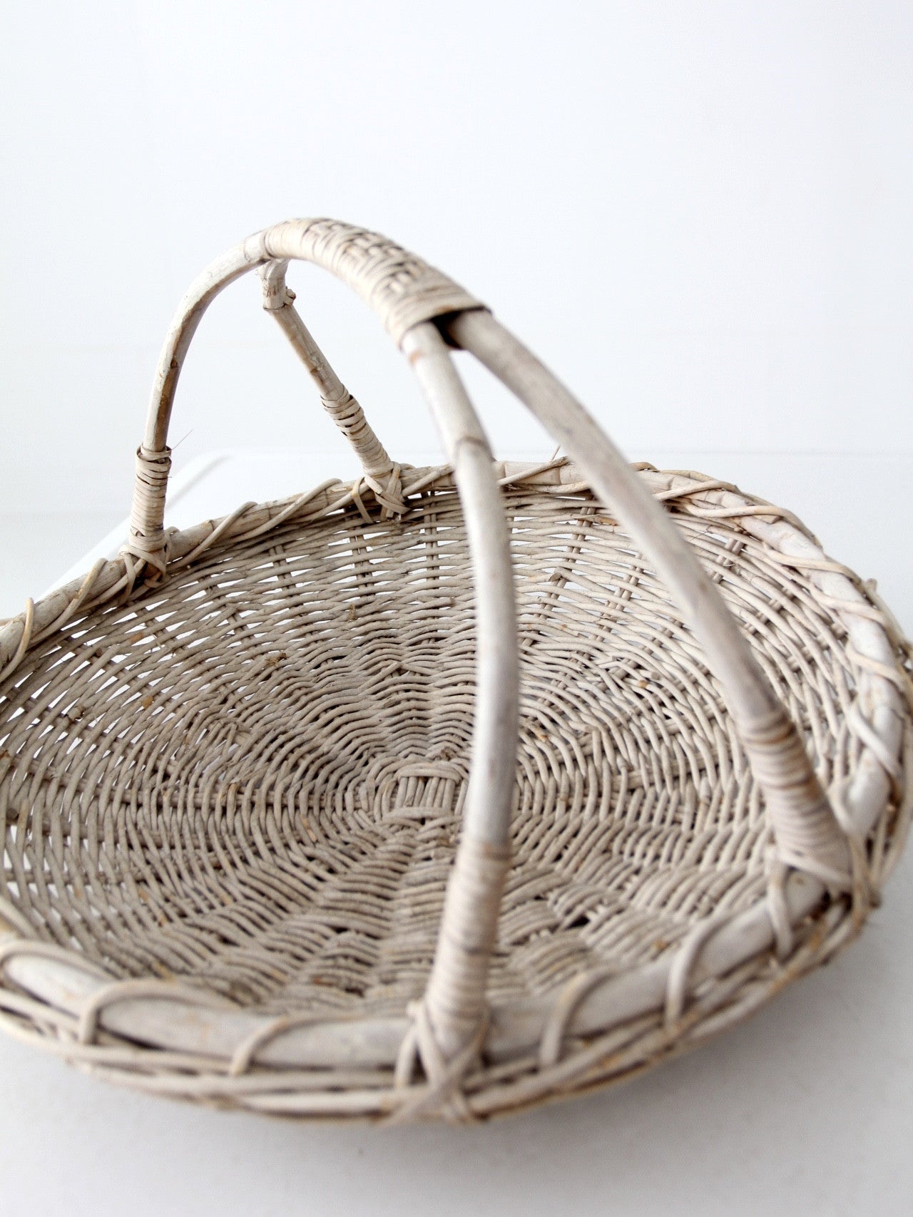 vintage bentwood harvest basket