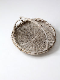vintage bentwood harvest basket
