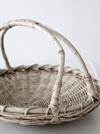 vintage bentwood harvest basket