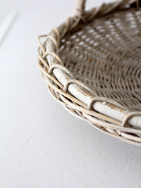 vintage bentwood harvest basket