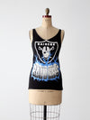 vintage 80s Raiders football tank top