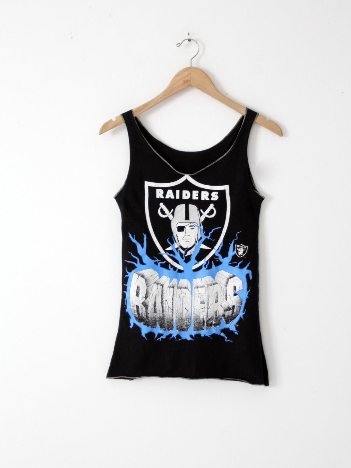 vintage 80s Raiders football tank top – 86 Vintage