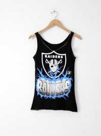 vintage 80s Raiders football tank top