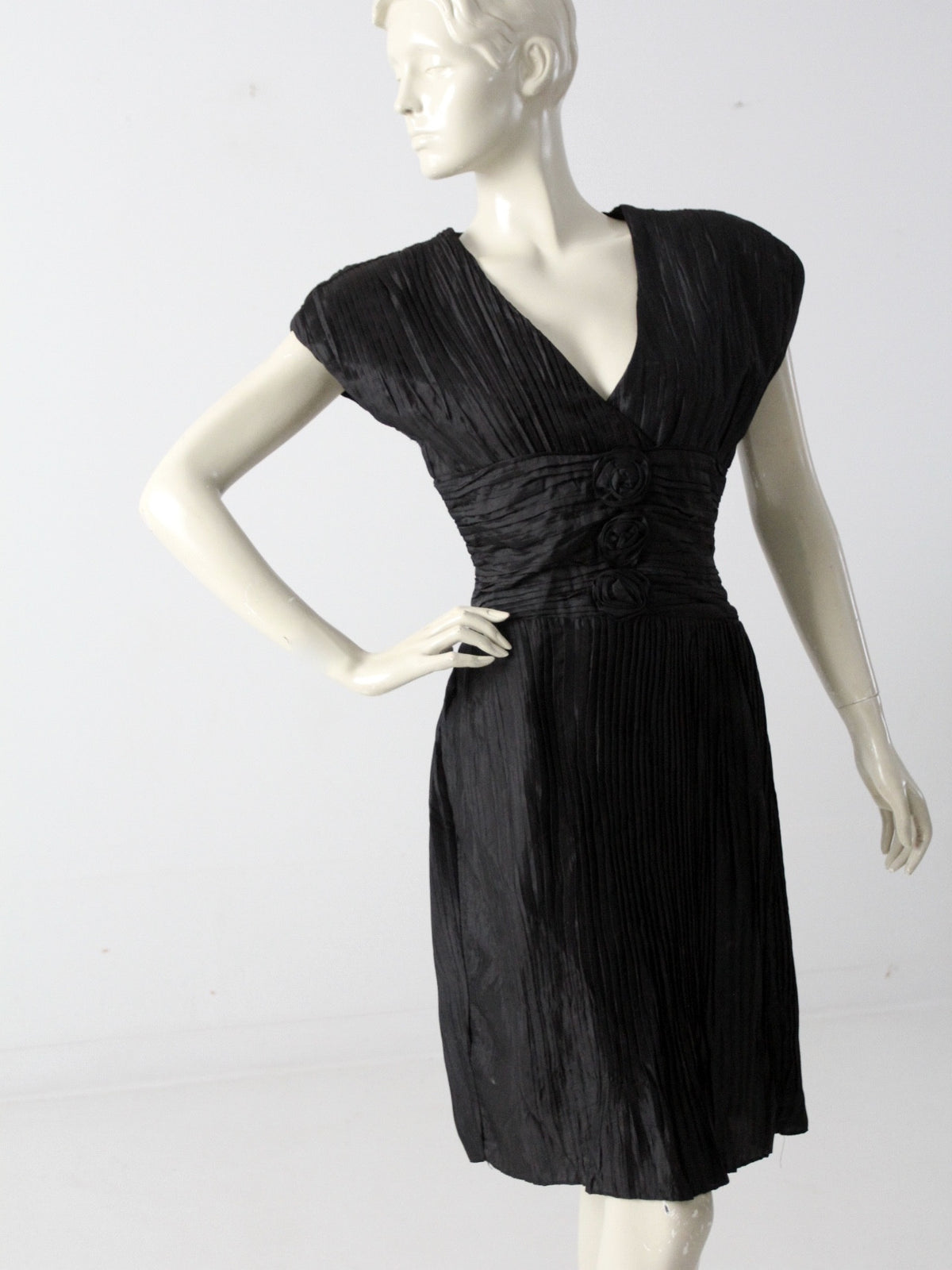 vintage 70s black cocktail dress – 86 Vintage