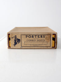 N. Porters' cowboy boots circa 1940