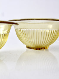 Depression glass bowls set of 2