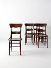 antique bentwood cafe chair set of 6