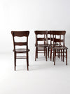 antique bentwood cafe chair set of 6