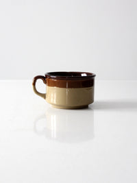 vintage stoneware soup mug