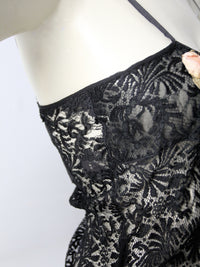 vintage 30s black negligee