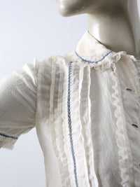 vintage 20s silk blouse