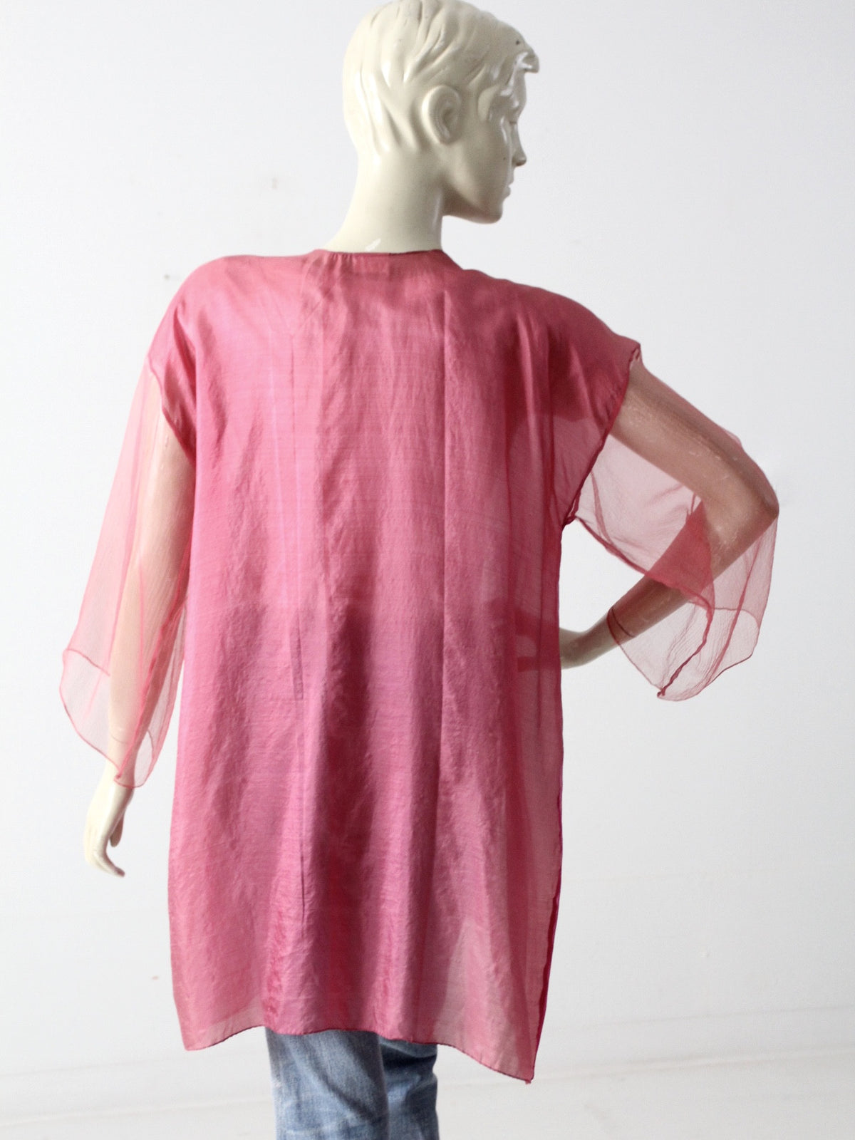 vintage 70s Joel & Lana silk beach cover up