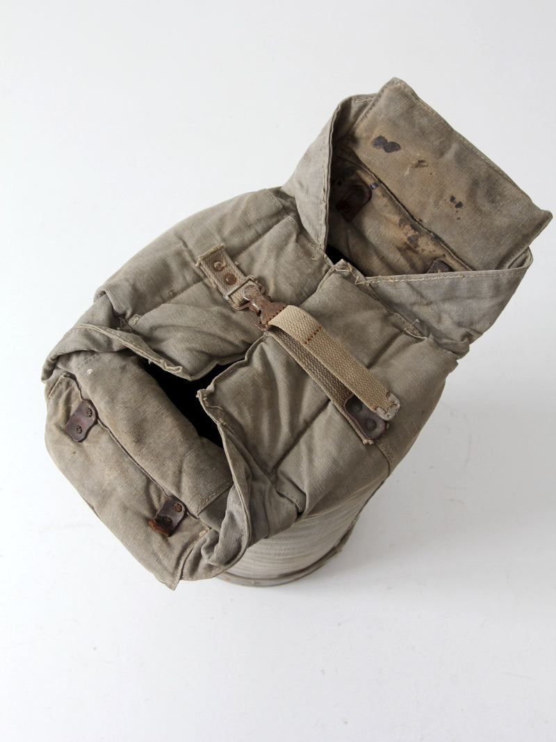 vintage army camp bag