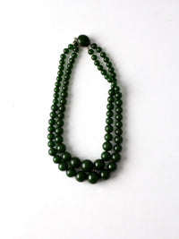 vintage 50s two strand necklace