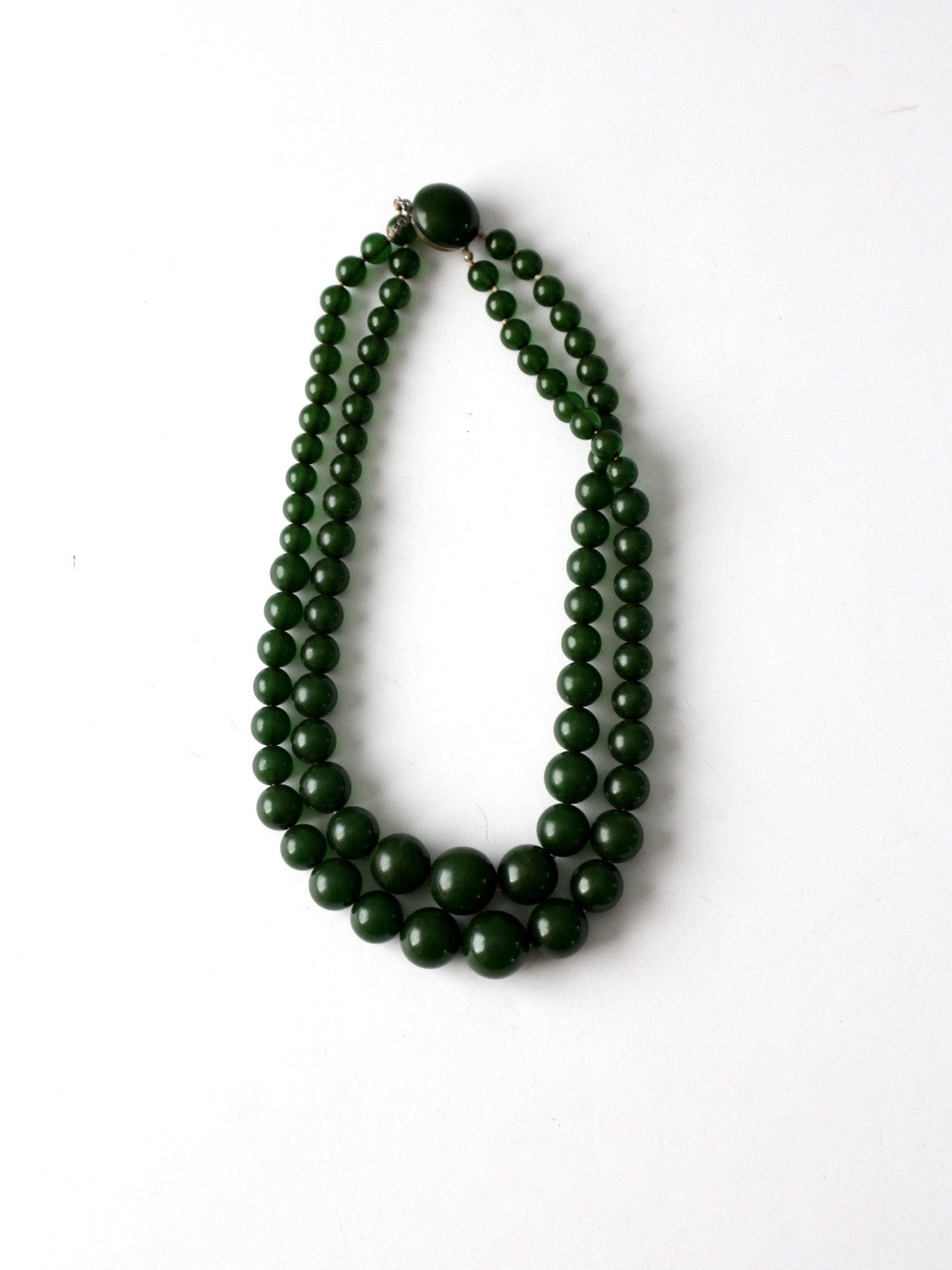 vintage 50s two strand necklace