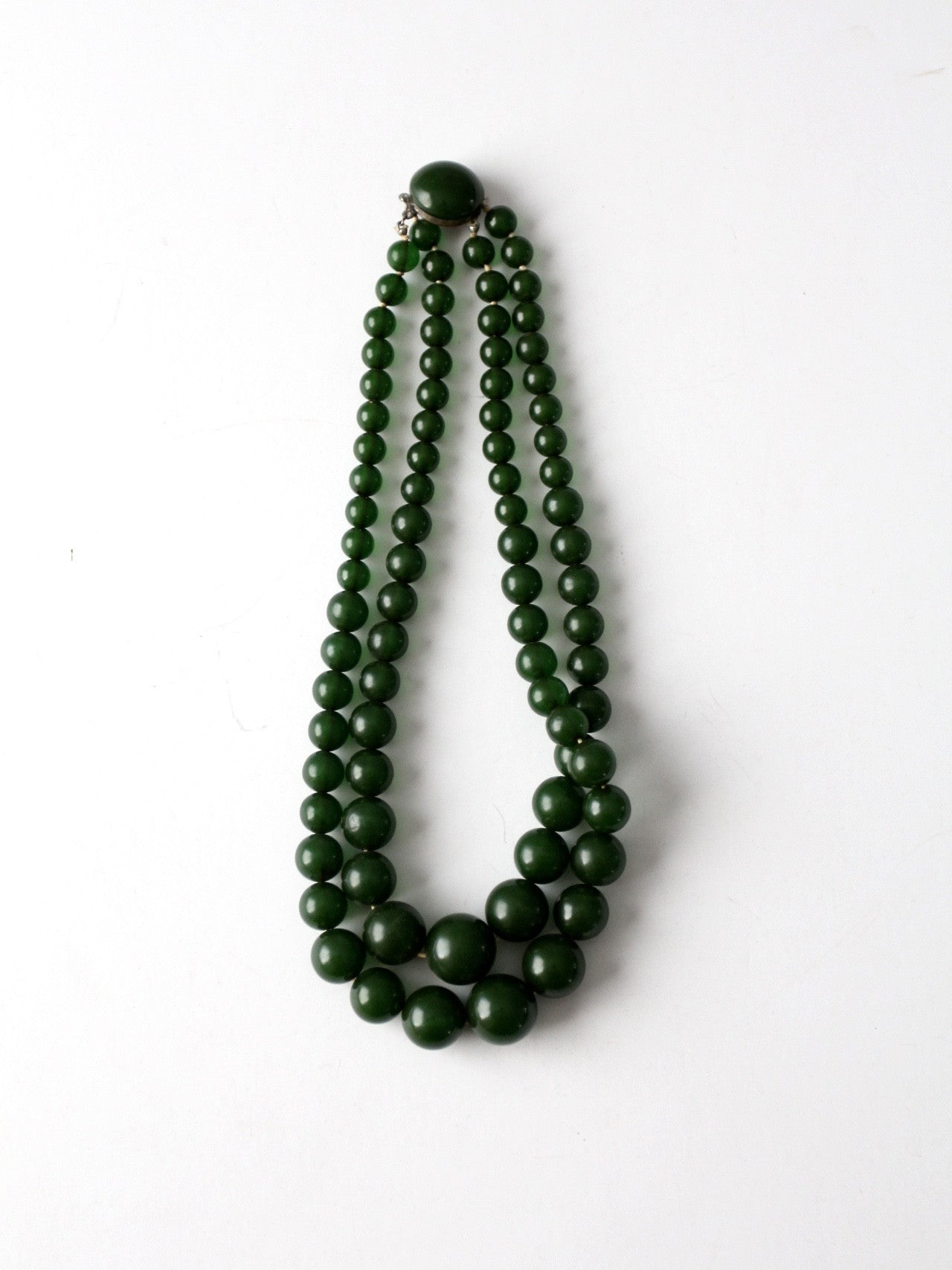 vintage 50s two strand necklace