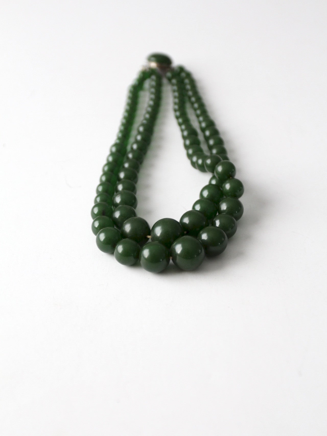 vintage 50s two strand necklace