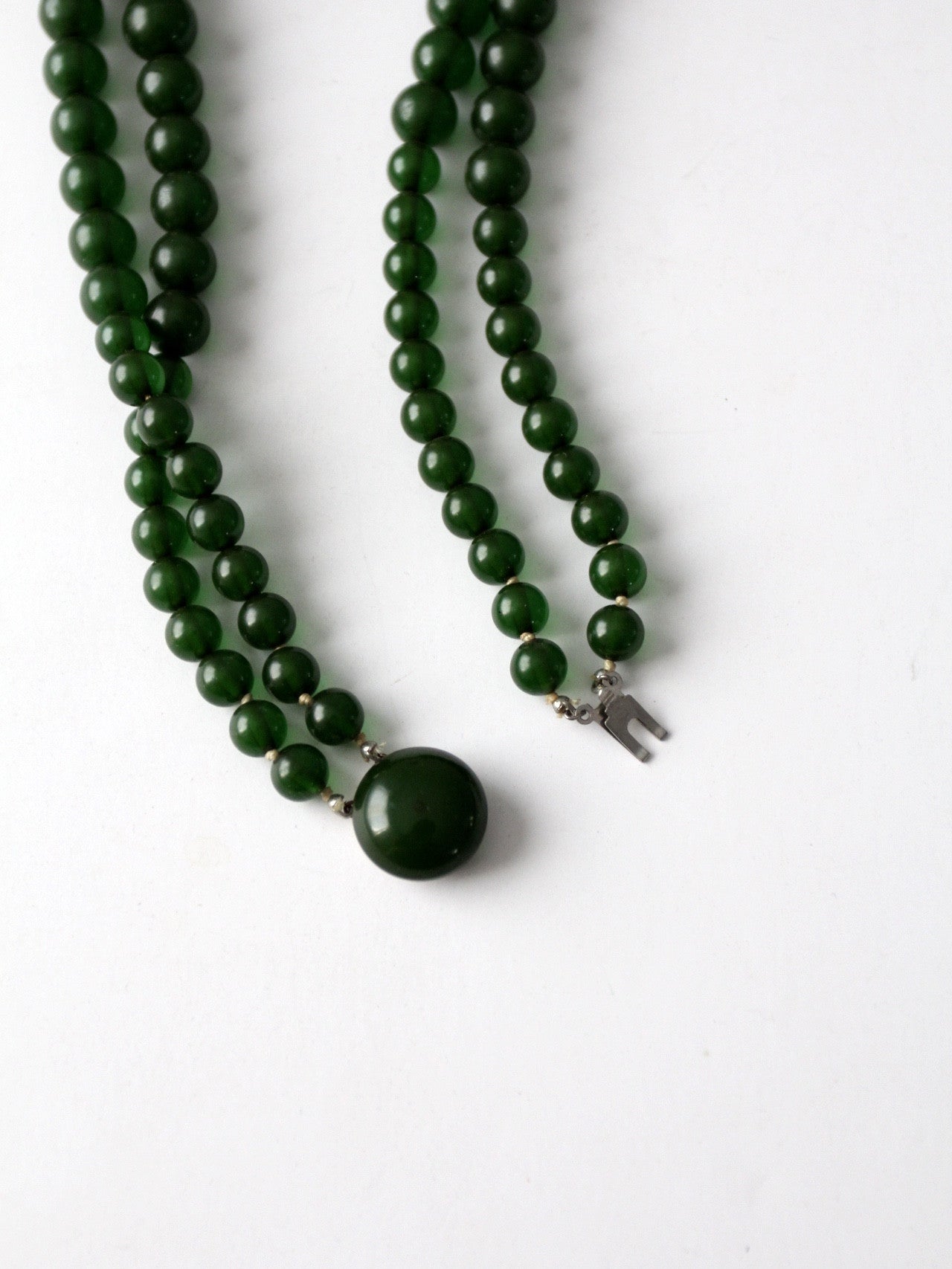 vintage 50s two strand necklace