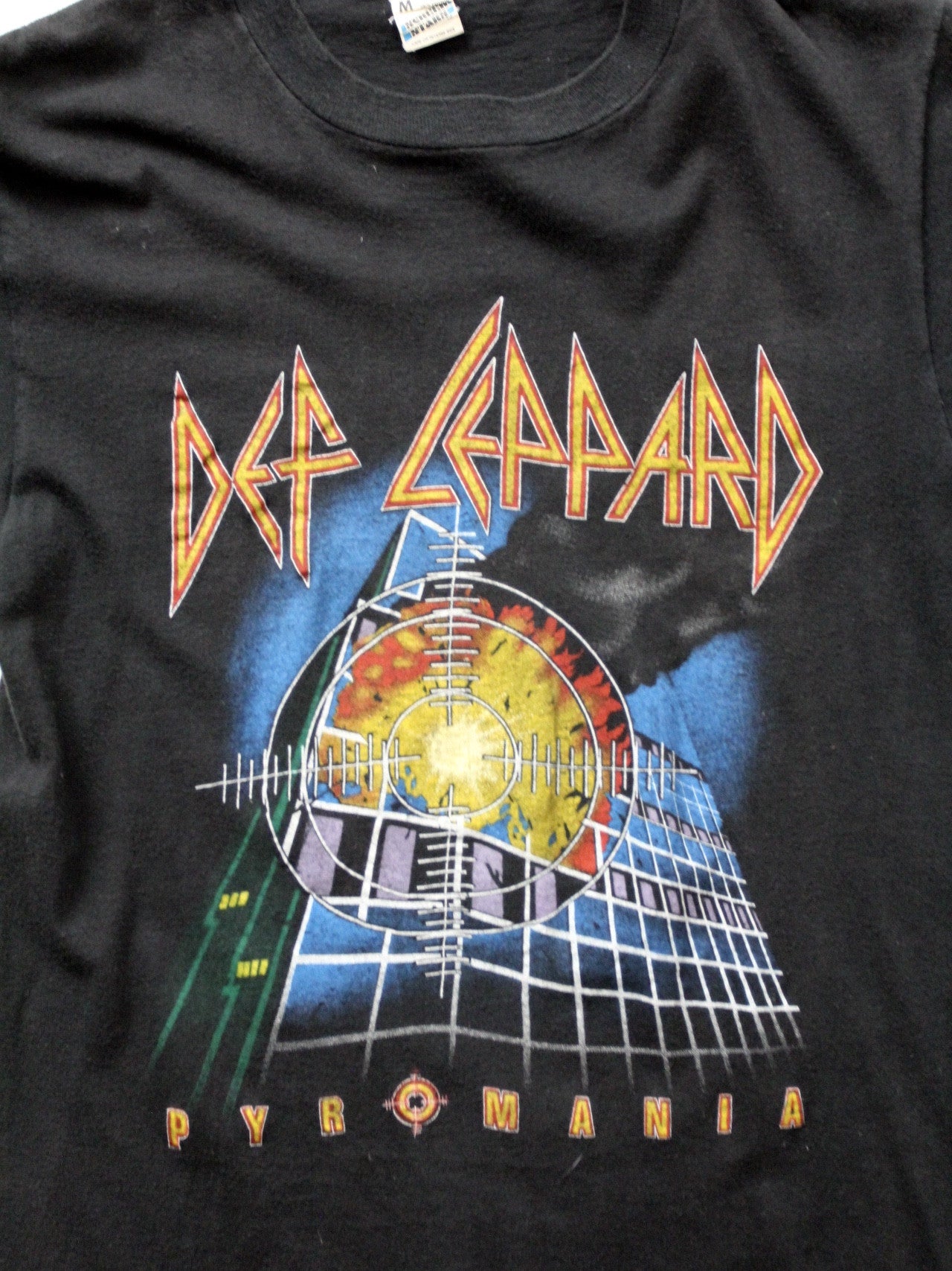 vintage Def Leppard t shirt 1983 Pyromania tour 86 Vintage