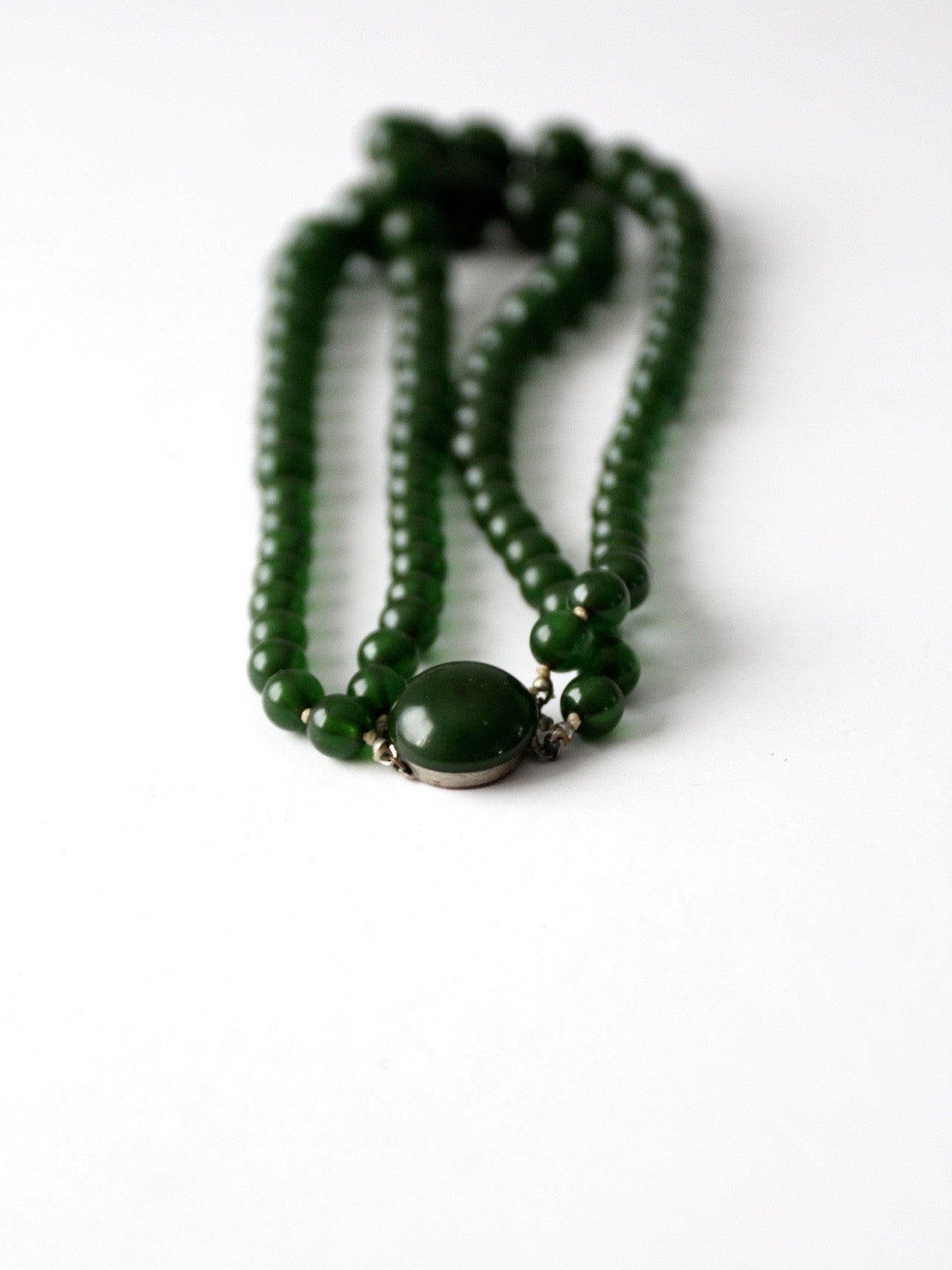 vintage 50s two strand necklace