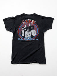 vintage Styx t-shirt, 1981 Paradise Theatre World Tour