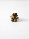 brutalist statement ring circa 1970