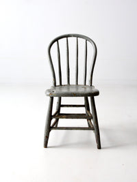 antique primitive chair