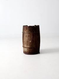 rustic country decor barrel