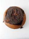 antique African woven bowl