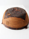 antique African woven bowl