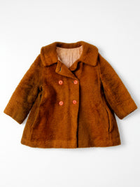 vintage faux fur jacket