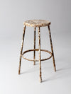 vintage painter's workshop stool