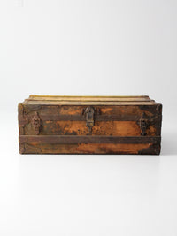 antique wooden trunk