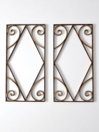 antique brass architectural frames