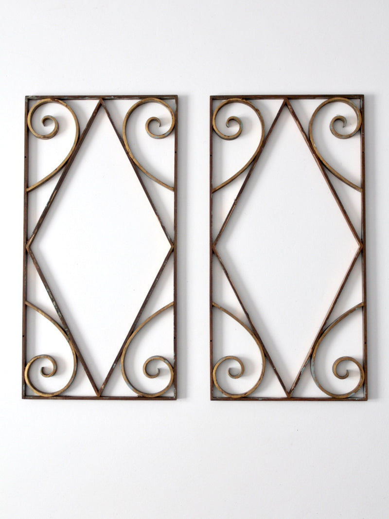 antique brass architectural frames