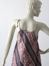 vintage 70s bohemian maxi sun dress
