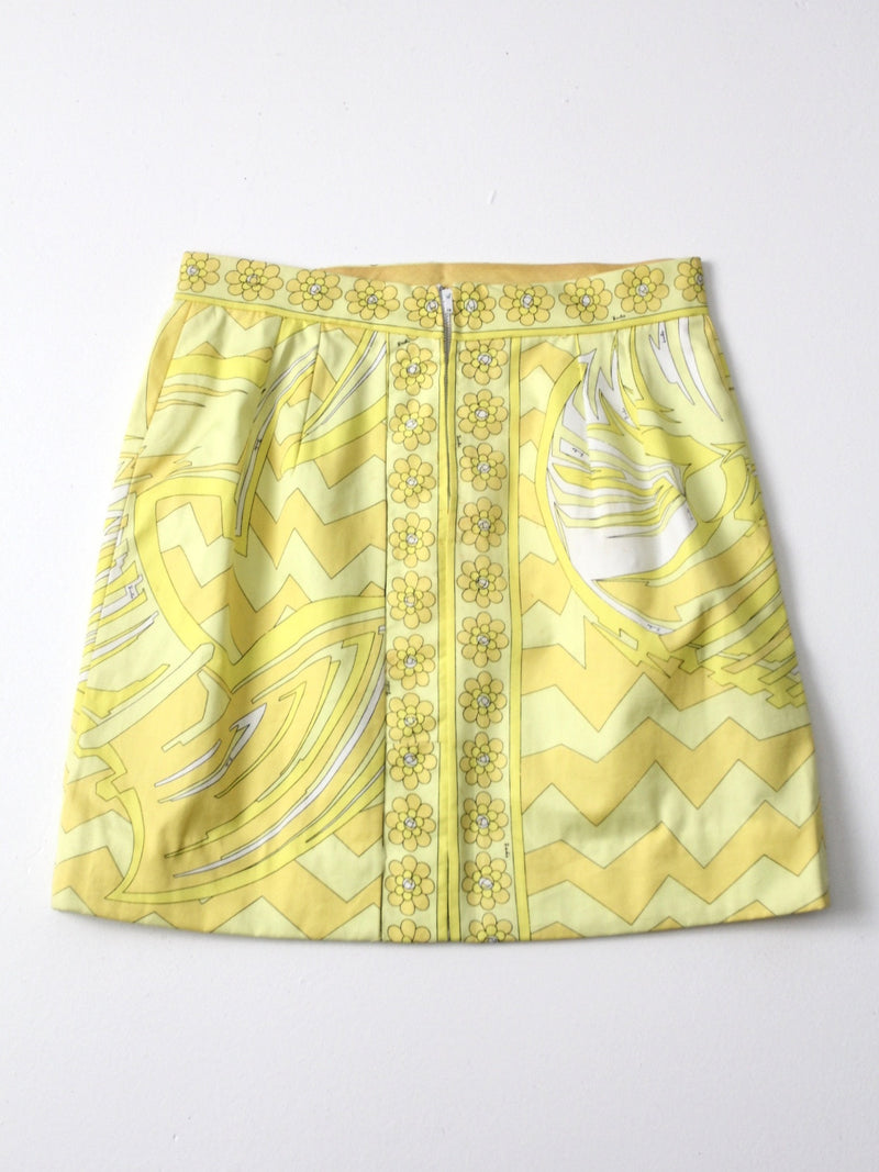 vintage Pucci mini skirt