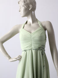 vintage halter party dress