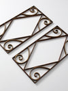 antique brass architectural frames