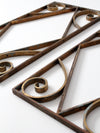 antique brass architectural frames