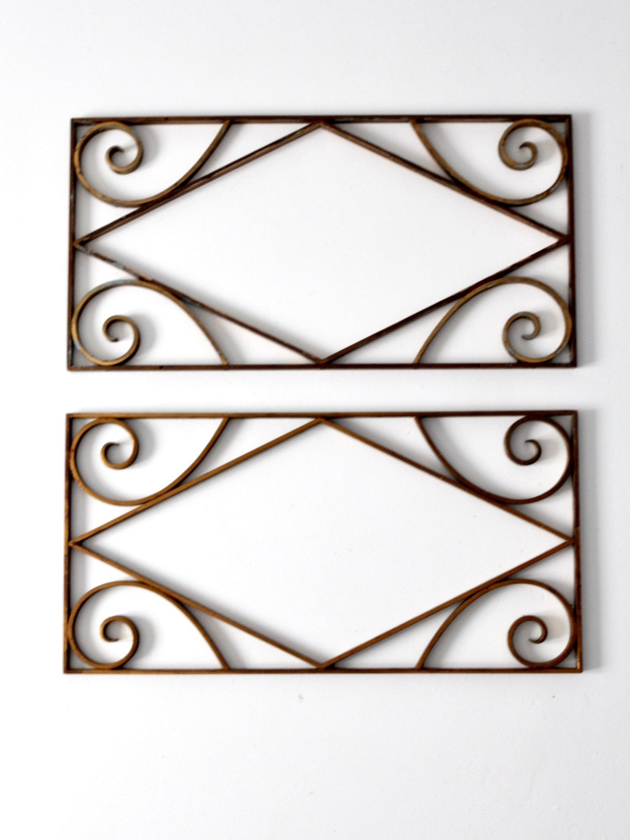 antique brass architectural frames
