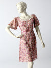 vintage 30s floral dress