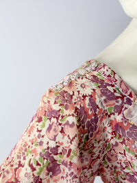 vintage 30s floral dress